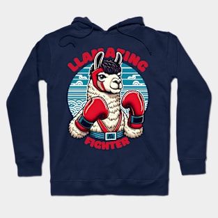 Kickboxing llama Hoodie